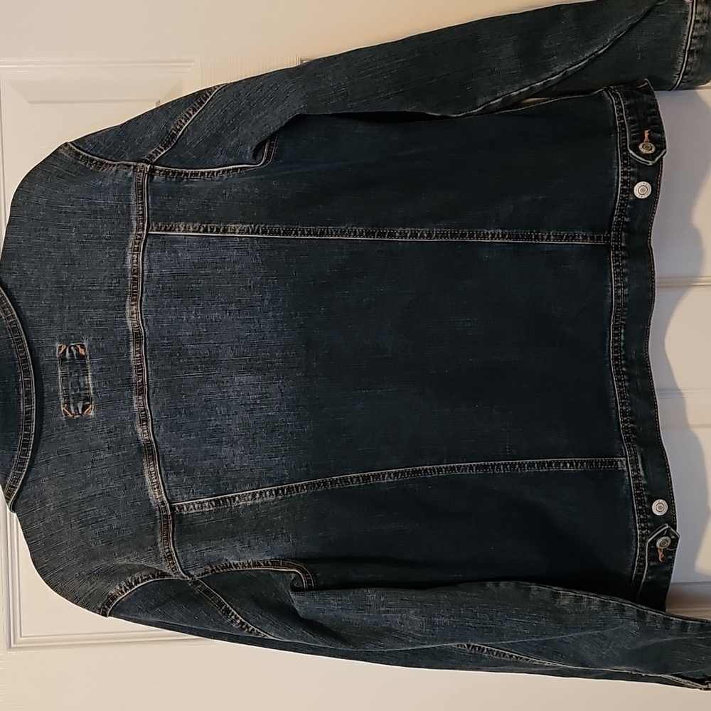 NWT Maurice's denim Button Down Jacket, XXL - Picture 9 of 9